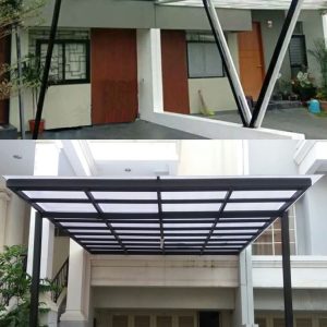 23 Desain Cantik Kanopi Minimalis Atap Polycarbonate